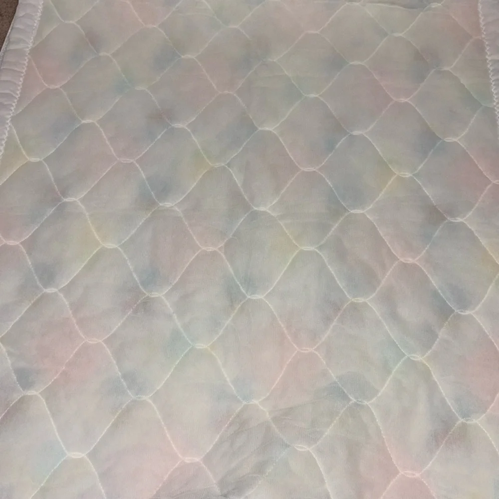 Vintage Riegel Quilted Dog Pattern baby comforter gender neutral unisex